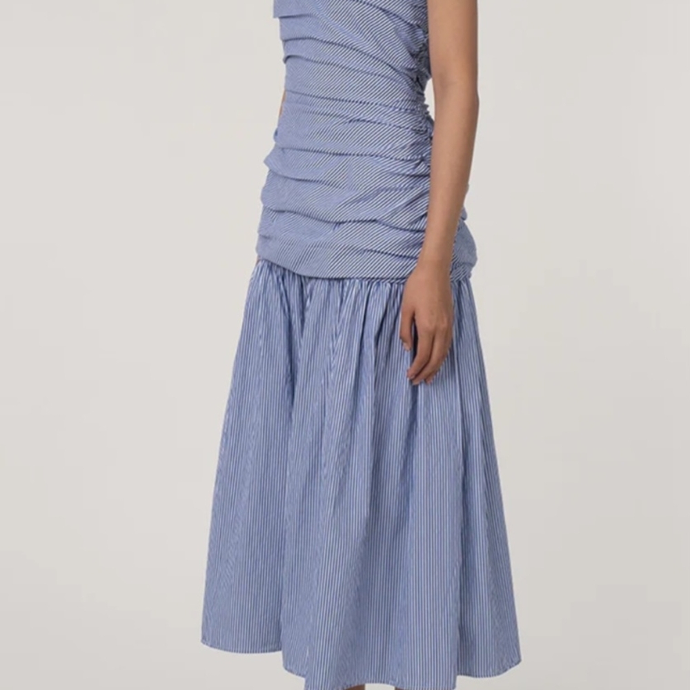Blue Striped Women's Skirt